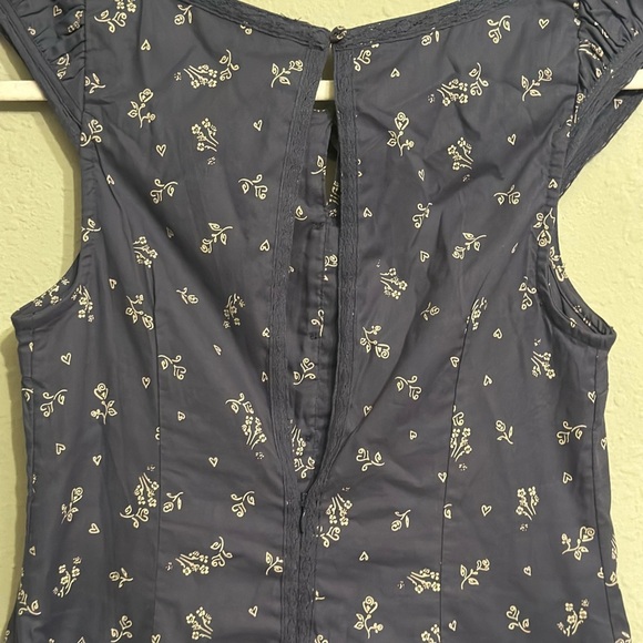 NWT Free People x REVOLVE Beasley Mini Dress in Navy Combo - Picture 14 of 16